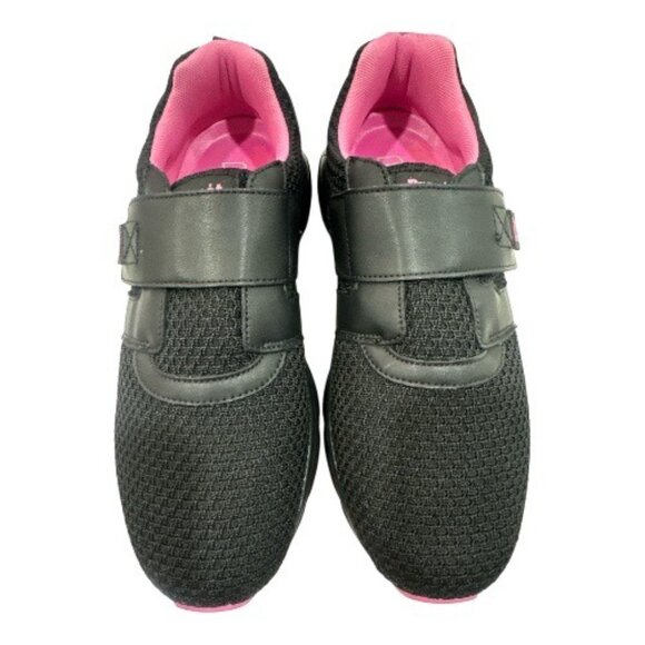 Propet Womens Stability X Strap Shoes Black/Berry Size 11 W Breathable Mesh & Ad - Picture 4 of 5